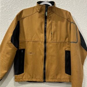 ARBORWEAR Men's Tan tree climber Jacket Sz Medium front zipper